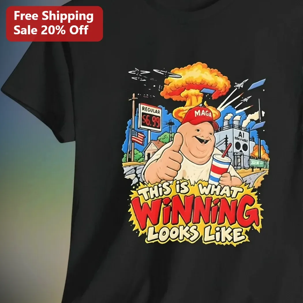 This Is What Winning Looks Like Donald Trump Satire Graphic Tee