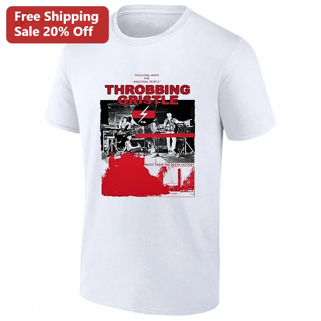 Throbbing Gristle Industrial Music Tee Vintage Death Factory Band Shirt