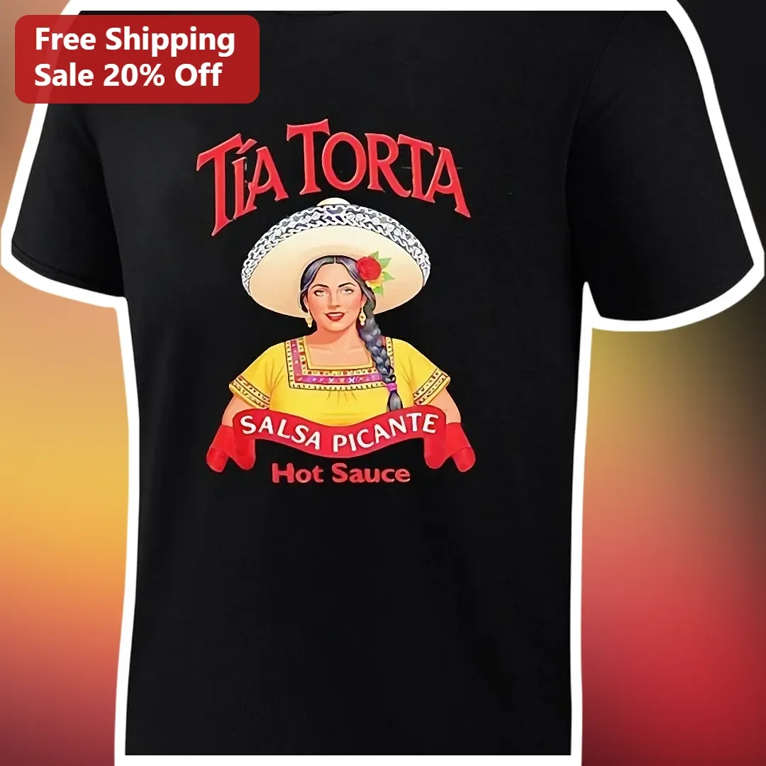 Tía Torta Salsa Picante Hot Sauce Tee Vintage Mexican Foodie Graphic Shirt