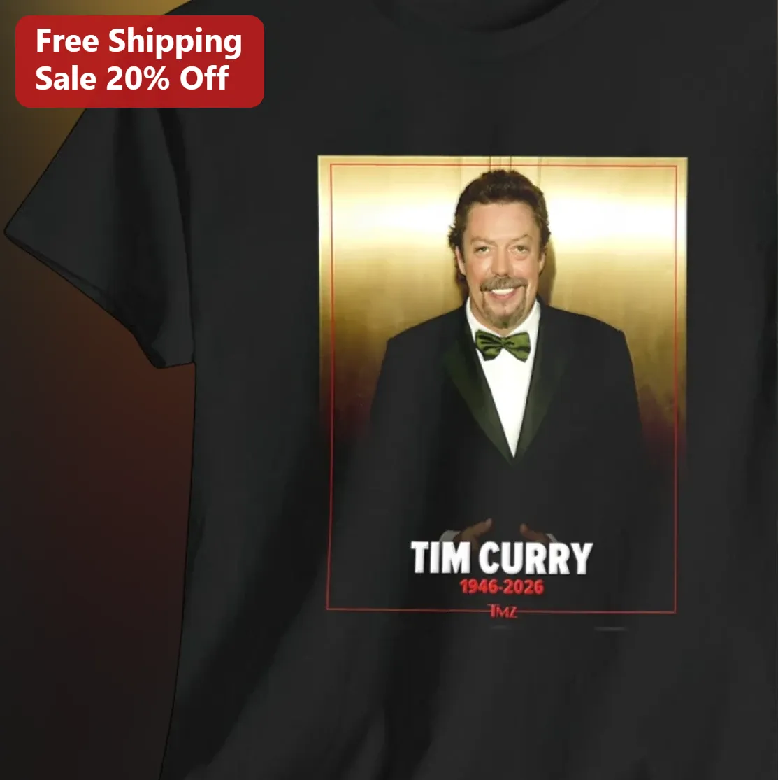 Tim Curry 1946-2026 Memorial Tribute Tee, In Loving Memory Iconic Actor Fan Shirt Gift for Rocky Horror Fans