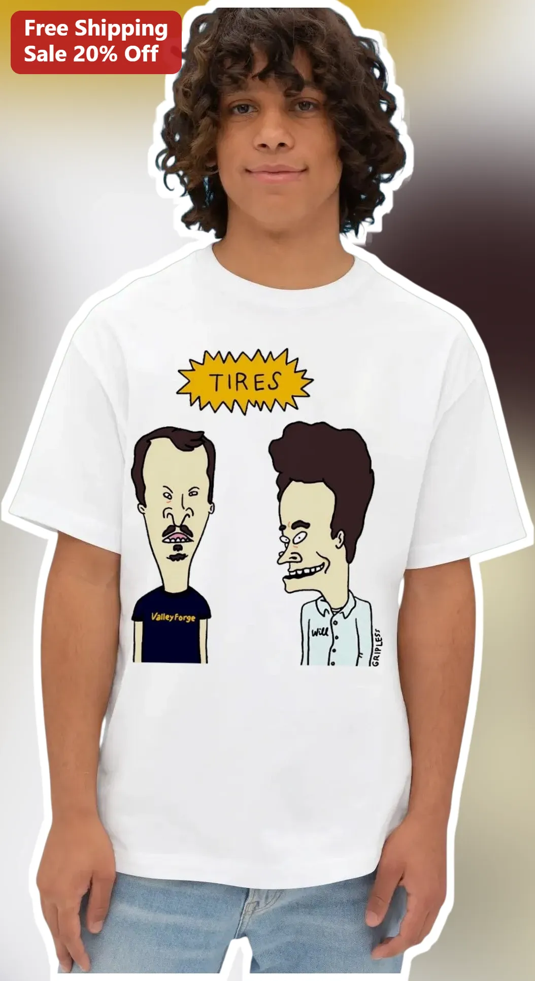 Tires Valley Forge Bill Ted Graphic Tee