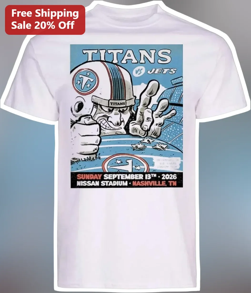Titans vs Jets Sep 13 2026 Nissan Stadium Nashville NFL Week 1 Season Opener Graphic Tee