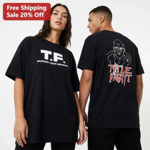 Title Fight Murder Your Memory T.F. Graphic Tee Hardcore Punk Rock Band Merch Shirt