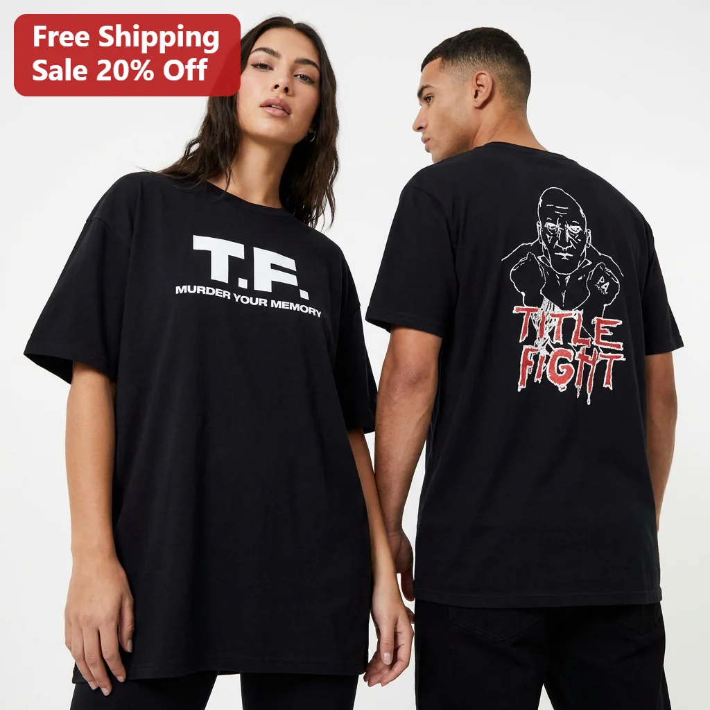 Title Fight Murder Your Memory T.F. Graphic Tee Hardcore Punk Rock Band Merch Shirt