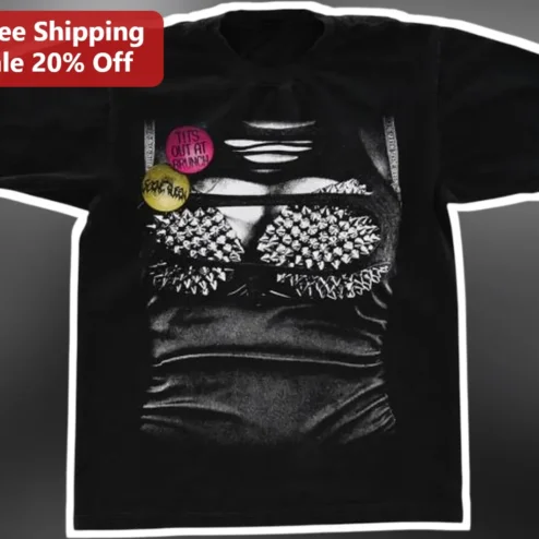 Tits Out At Brunch Punk Rock Graphic Tee Riot Scene Queen Style Shirt