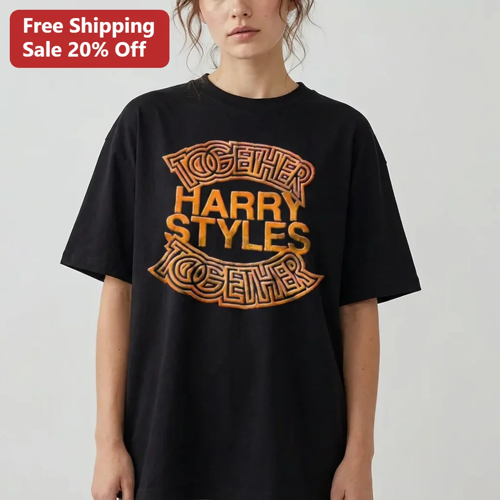 Together Harry Styles Tee Retro 70s Psychedelic Concert Merch Gift for Harry Styles Fans