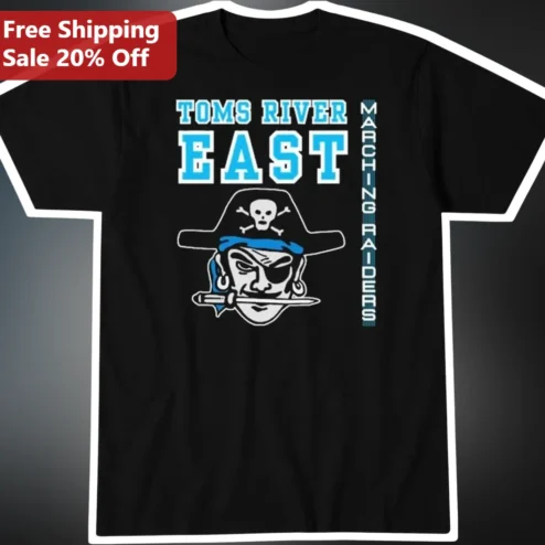 Toms River East Marauders Pirate Mascot Graphic Tee School Spirit Gift
