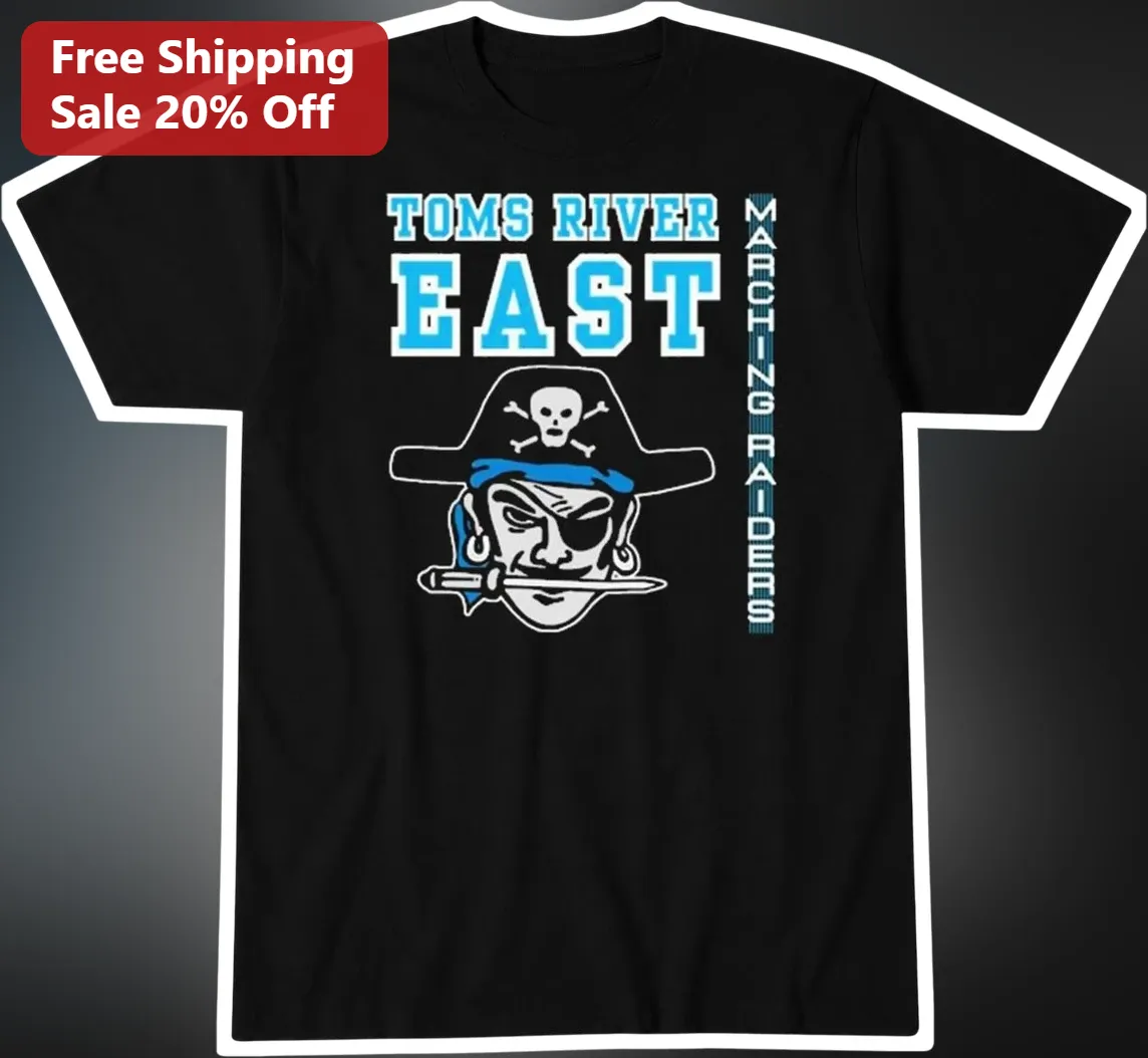Toms River East Marauders Pirate Mascot Graphic Tee School Spirit Gift