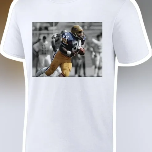 Tony Dorsett Tee Vintage College Football Legend Graphic Shirt for Men