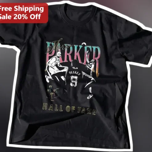 Tony Parker Hall of Fame Tee San Antonio Spurs Legend Basketball Fan Gift