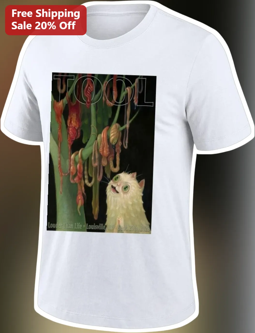 TOOL Louder Than Life Tee 2026 Louisville KY Rock Metal Festival Graphic Shirt