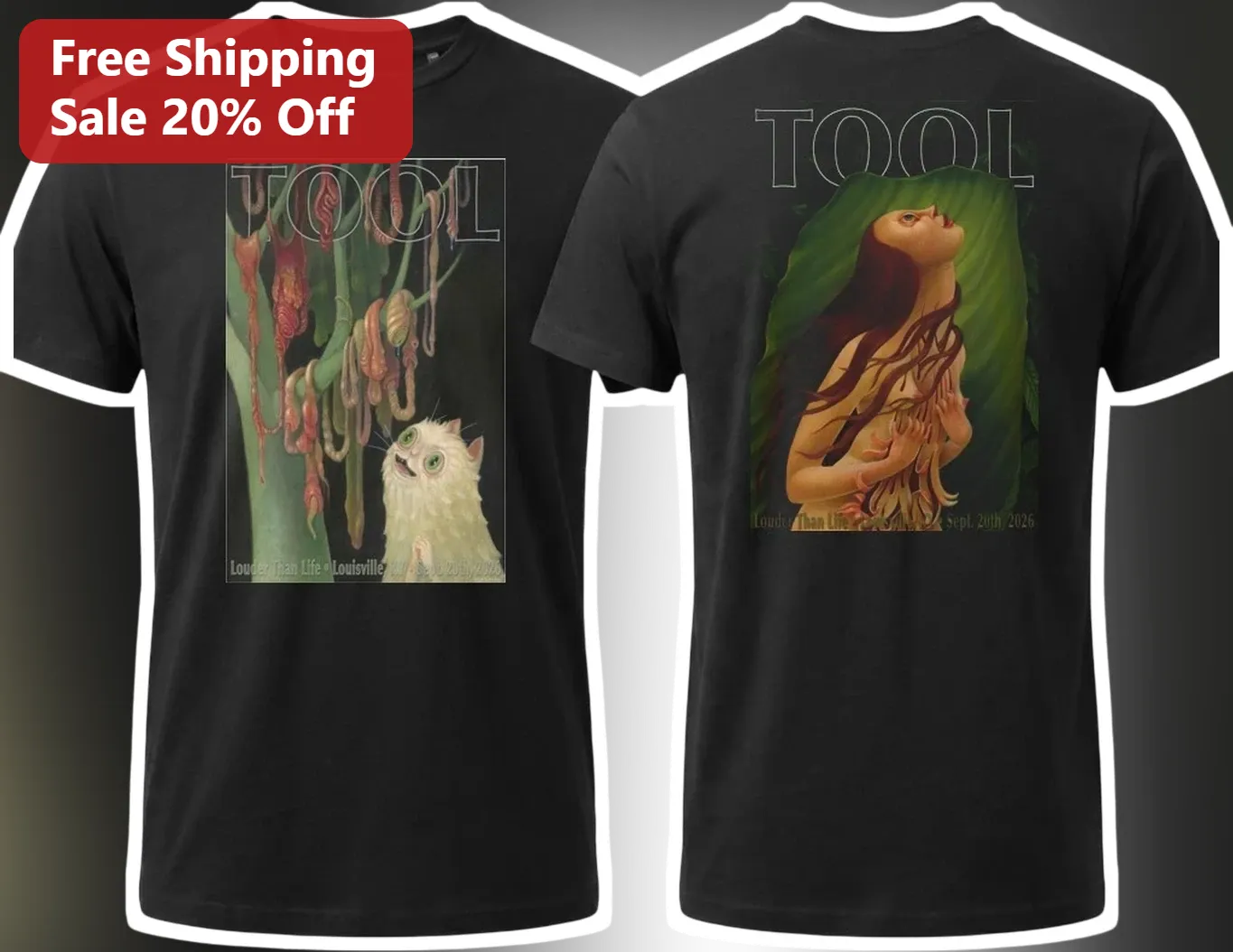 Tool Louder Than Life Tee Lateralus Album Art Progressive Metal Band Merch Gift