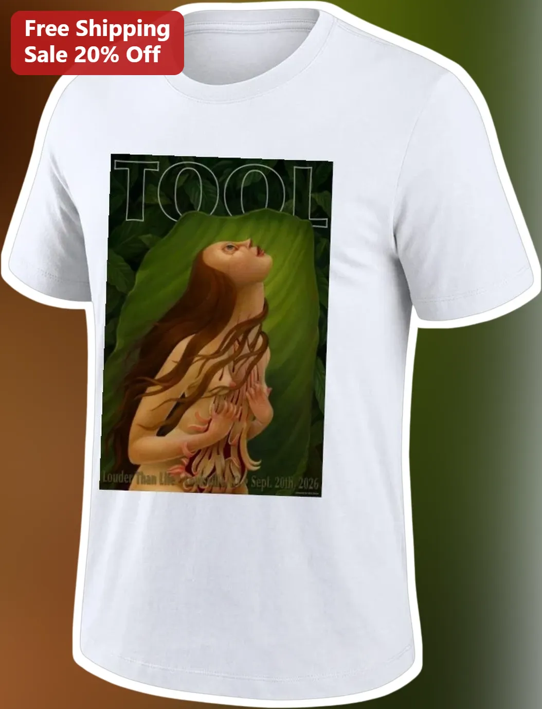 Tool Louder Than Life Tee Lateralus Album Art Rock Metal Festival Merch