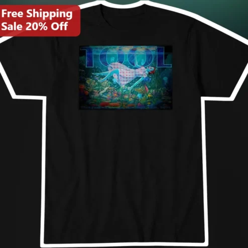 TOOL Tee Undertow Album Art Vintage 90s Grunge Band Graphic T-Shirt for Men Women
