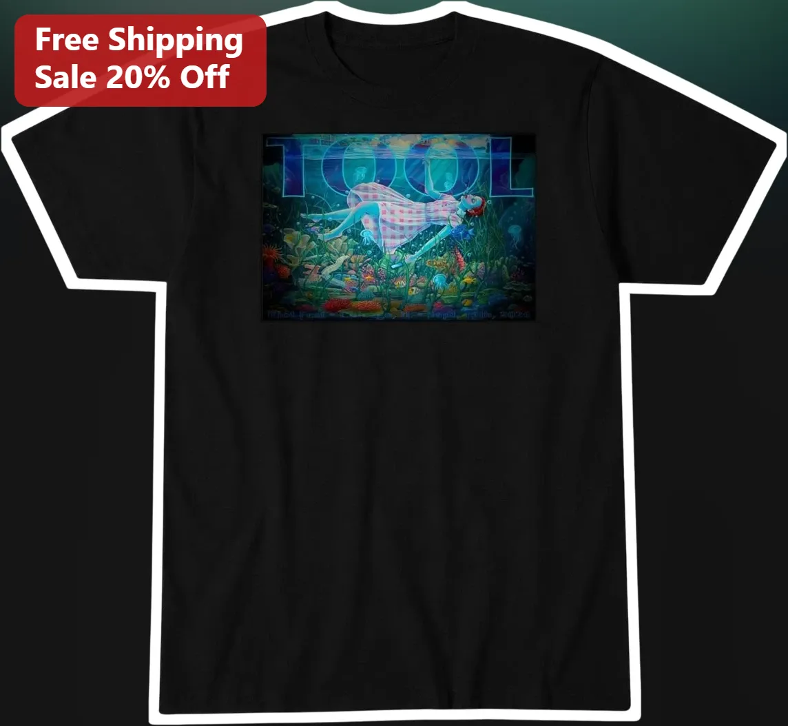 TOOL Tee Undertow Album Art Vintage 90s Grunge Band Graphic T-Shirt for Men Women