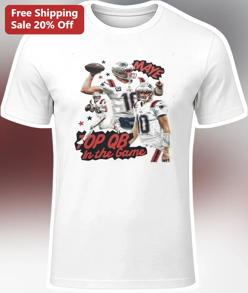 Top QB In The Game Tee Mac Jones Football Fan Graphic Shirt