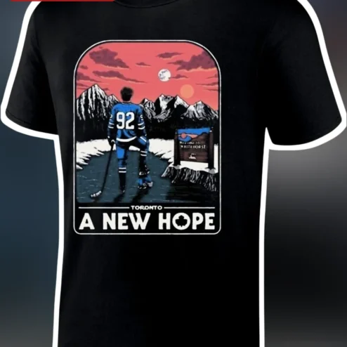 Toronto A New Hope Tee John Tavares Star Wars Parody Retro Hockey Graphic Shirt
