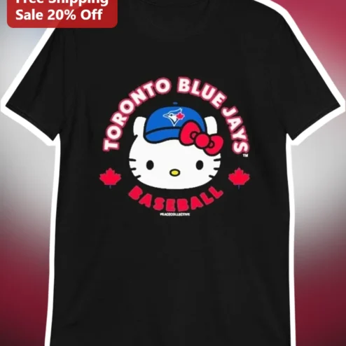 Toronto Blue Jays Baseball Hello Kitty Tee