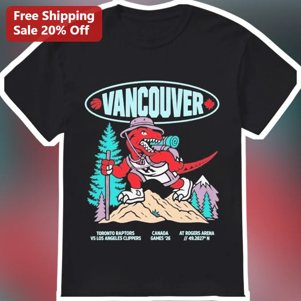 Toronto Raptors Vs LA Clippers NBA Canada Series Vancouver Tee