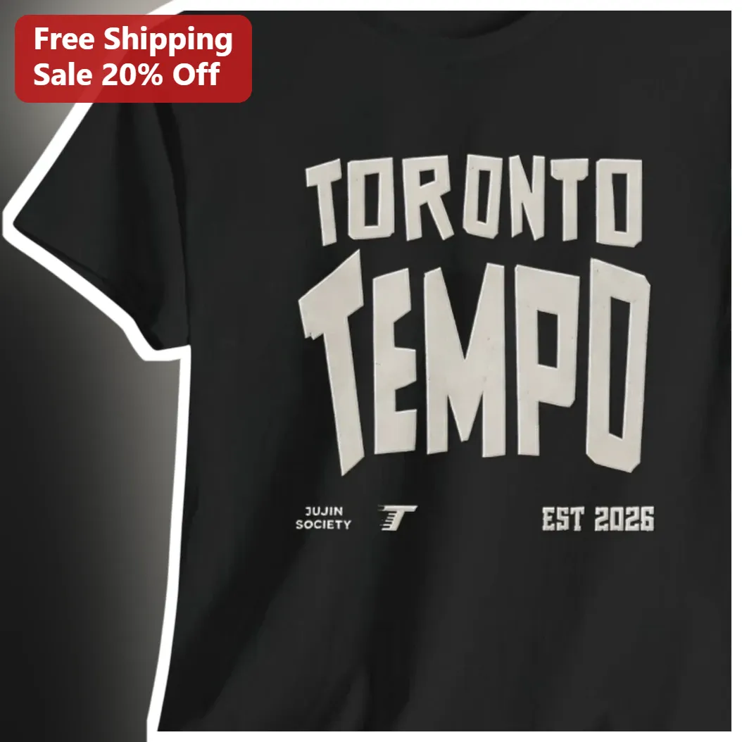 Toronto Tempo Jujin Society Graphic Tee Black WNBA Fan Apparel