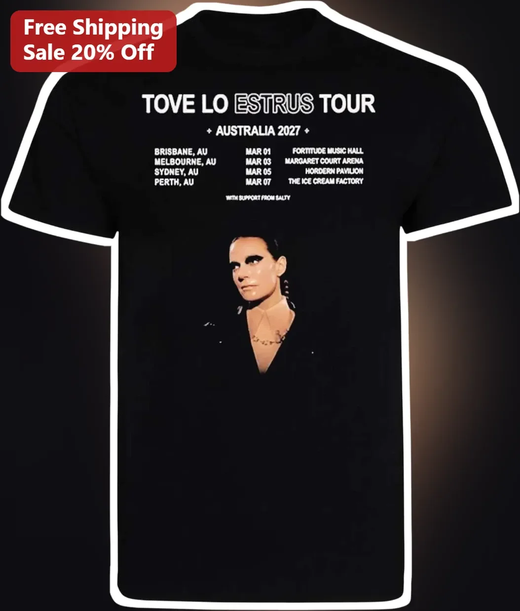 Tove Lo ESTRUS Tour Australia 2027 Tee