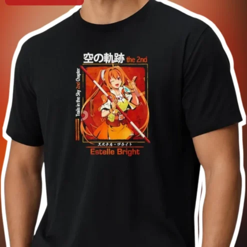 Trails in the Sky the 2nd Estelle Bright Graphic Tee JRPG Anime Shirt