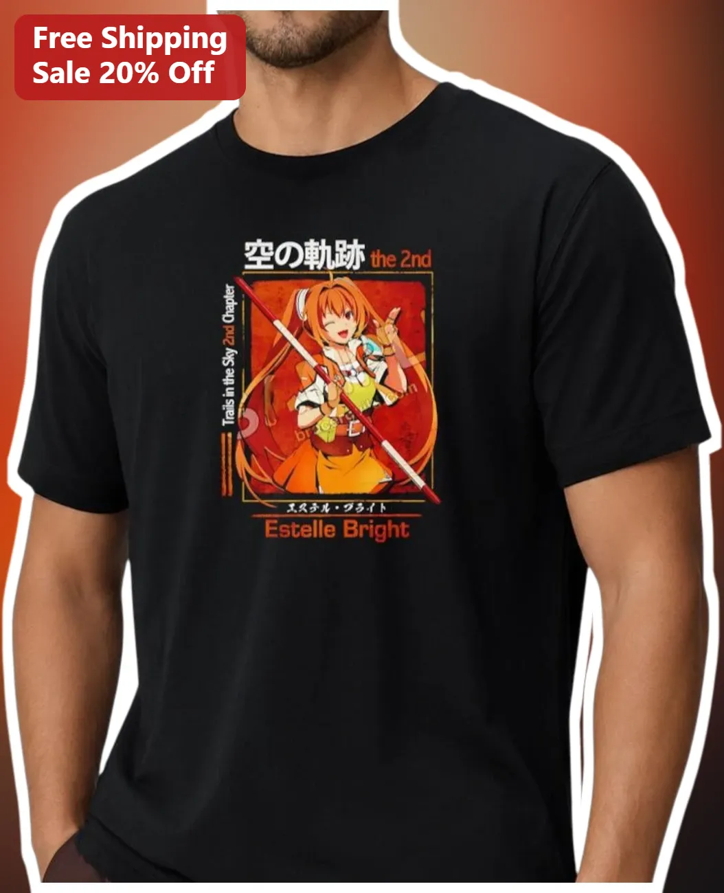 Trails in the Sky the 2nd Estelle Bright Graphic Tee JRPG Anime Shirt