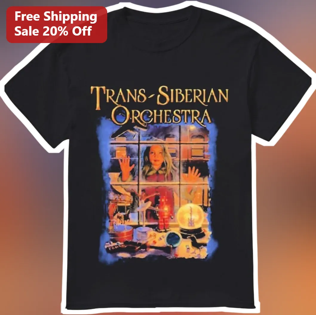 Trans-Siberian Orchestra The Christmas Attic Album Art Graphic Tee Holiday Rock Band Merch
