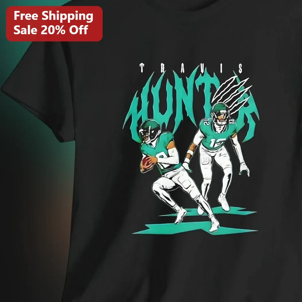 Travis Hunter Bland Flakes Graphic Tee Game Day Fan Apparel