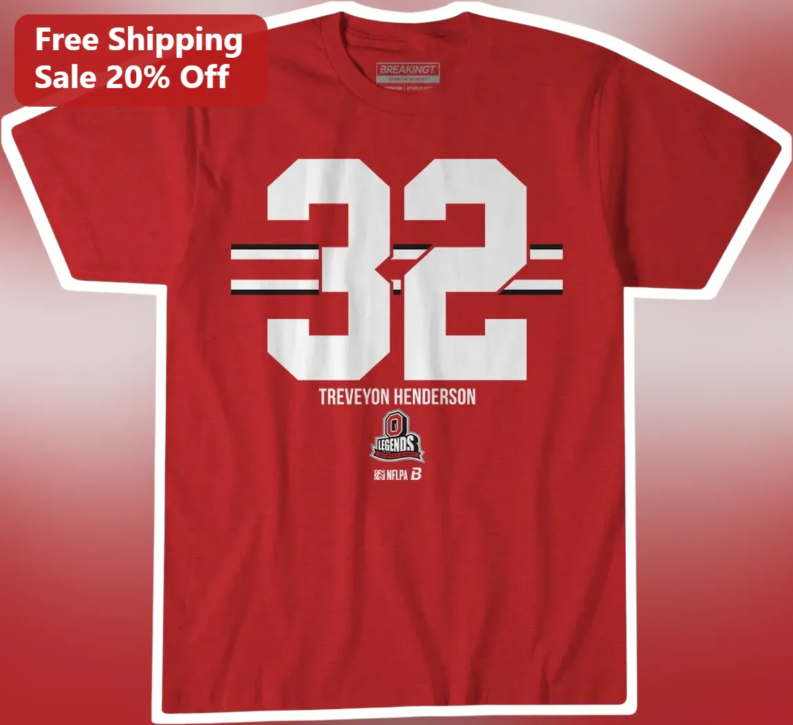 TreVeyon Henderson Legends Ohio State Buckeyes Football Fan Tee