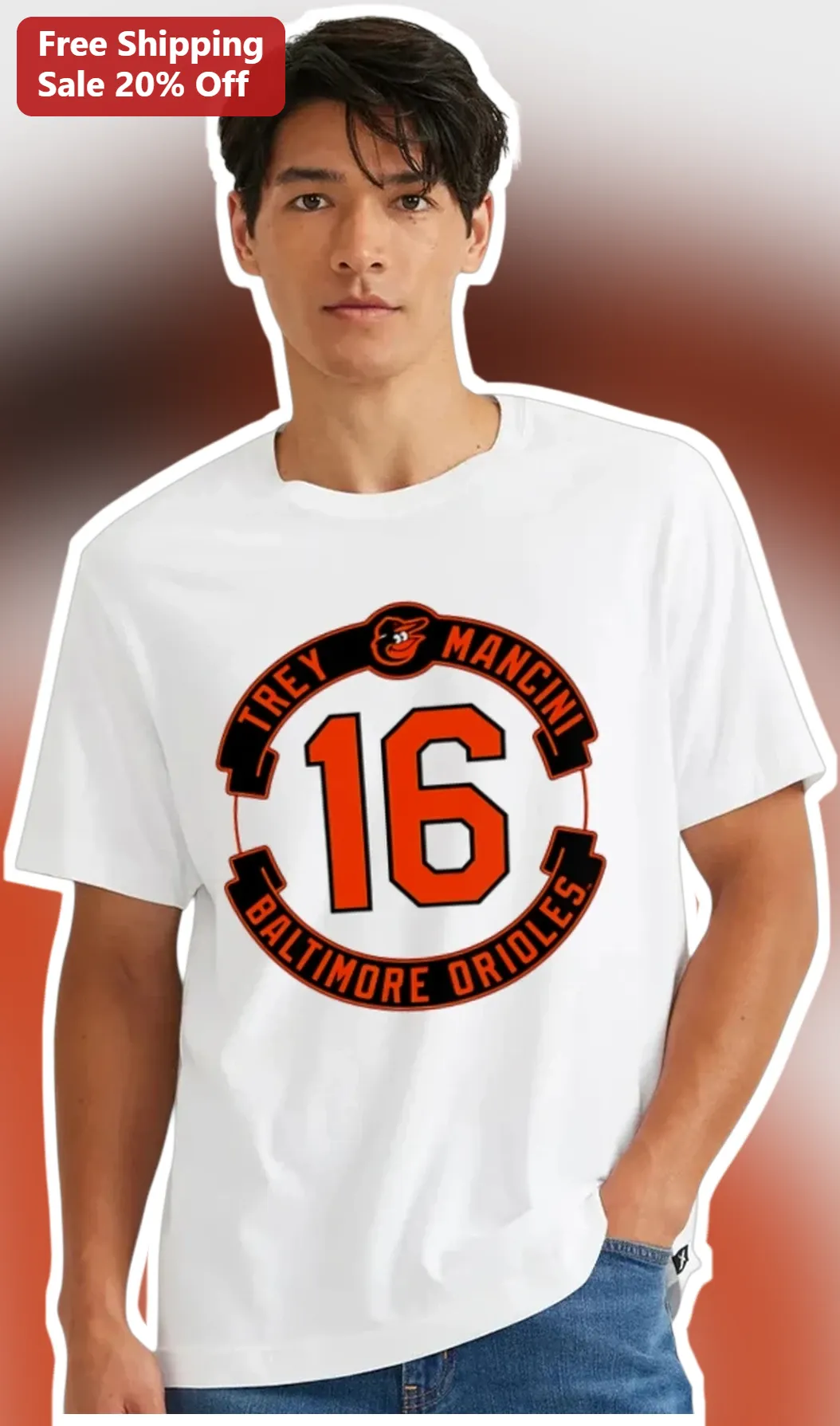 Trey Mancini Baltimore Orioles Tee Retro Baseball Fan Gift Shirt