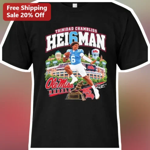 Trinidad Chambliss Ole Miss Rebels Heisman Tee