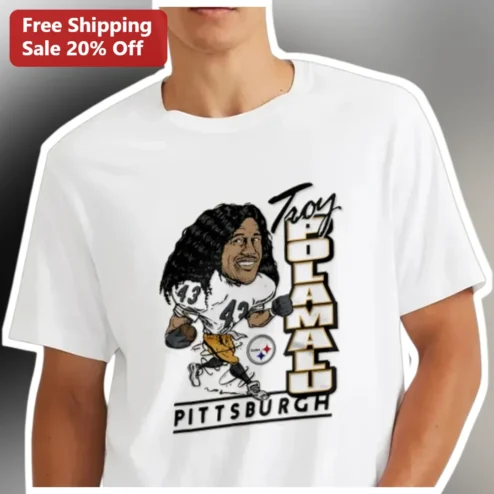 Troy Polamalu Steelers Legend Graphic Tee NFL Football Fan Gift