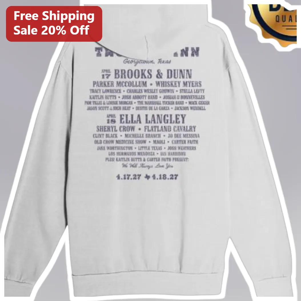 TRUCKER ANN Georgetown Texas April 17 Country Music Festival Hoodie