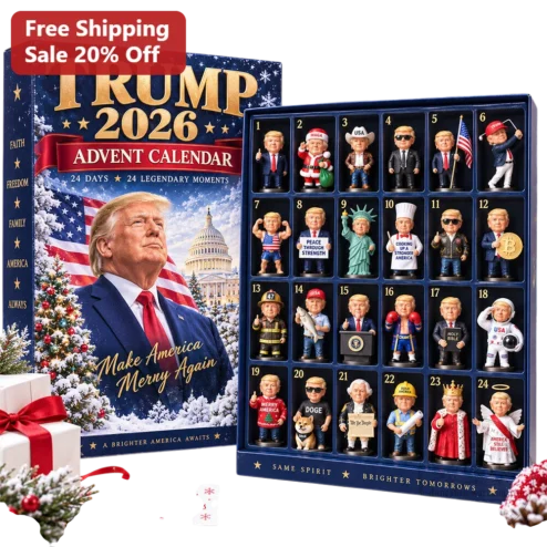 Trump Advent Calendar Box Make America Merry Again Donald Trump 2026 Holiday Gift