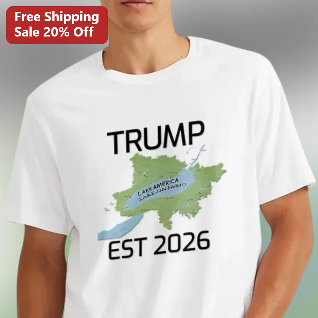 Trump Est 2026 Tee, Lake America Political Graphic Shirt, Donald Trump 2026 Election Gift for Supporters