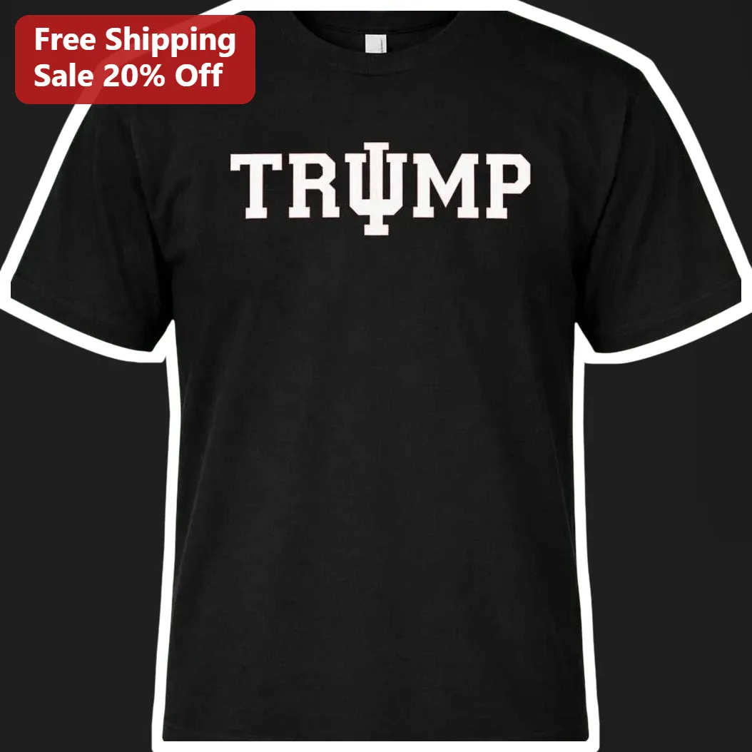 Trump Tee Donald Trump Collegiate Block Letter Graphic T-Shirt for Men Women Political Gift