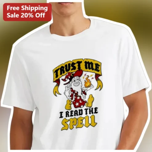Trust Me I Read The Spell Funny Wizard Dnd Mage Graphic Tee Gift For Gamers