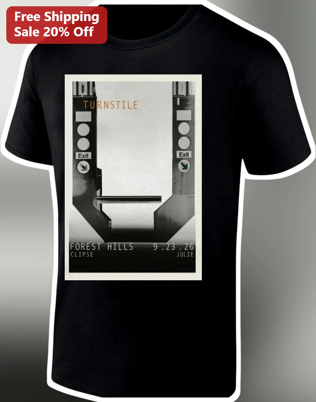Turnstile Forest Hills Stadium Graphic Tee