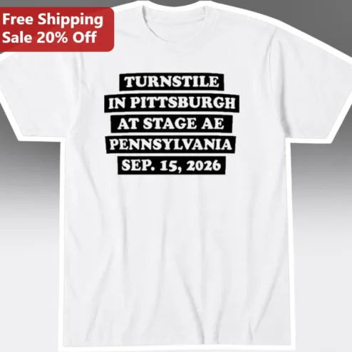 Turnstile Stage AE Sep 15 2026 Graphic Tee
