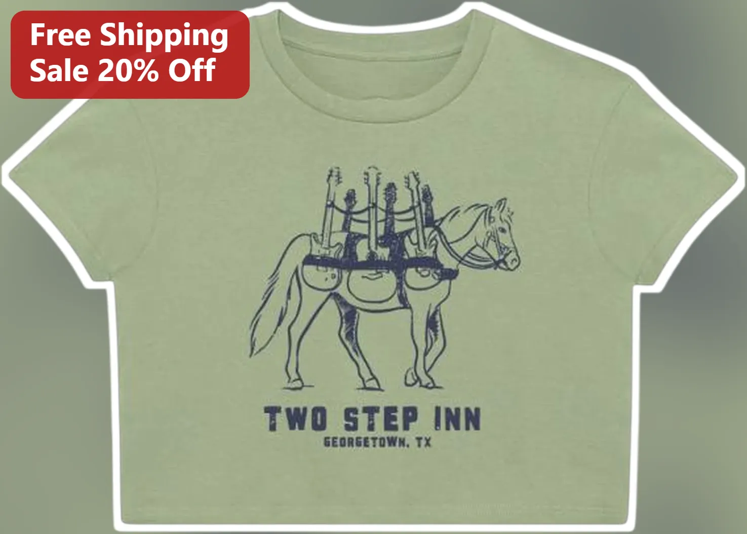 Two Step Inn Georgetown TX Tee Vintage Country Music Festival Merch Gift available at our Chicago, Illinois warehouse