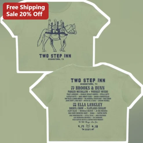 Two Step Inn Georgetown TX Vintage Country Music Festival Tee