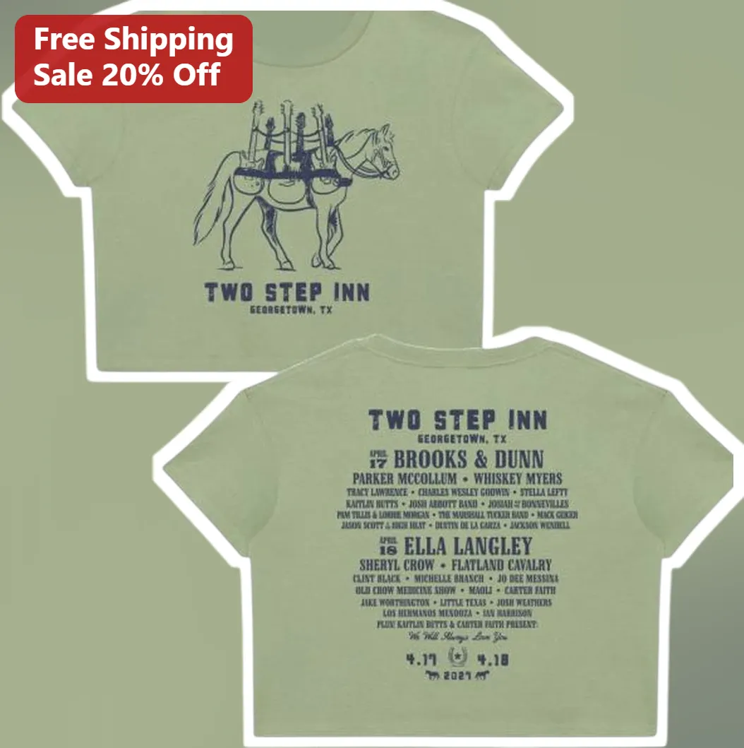 Two Step Inn Georgetown TX Vintage Country Music Festival Tee