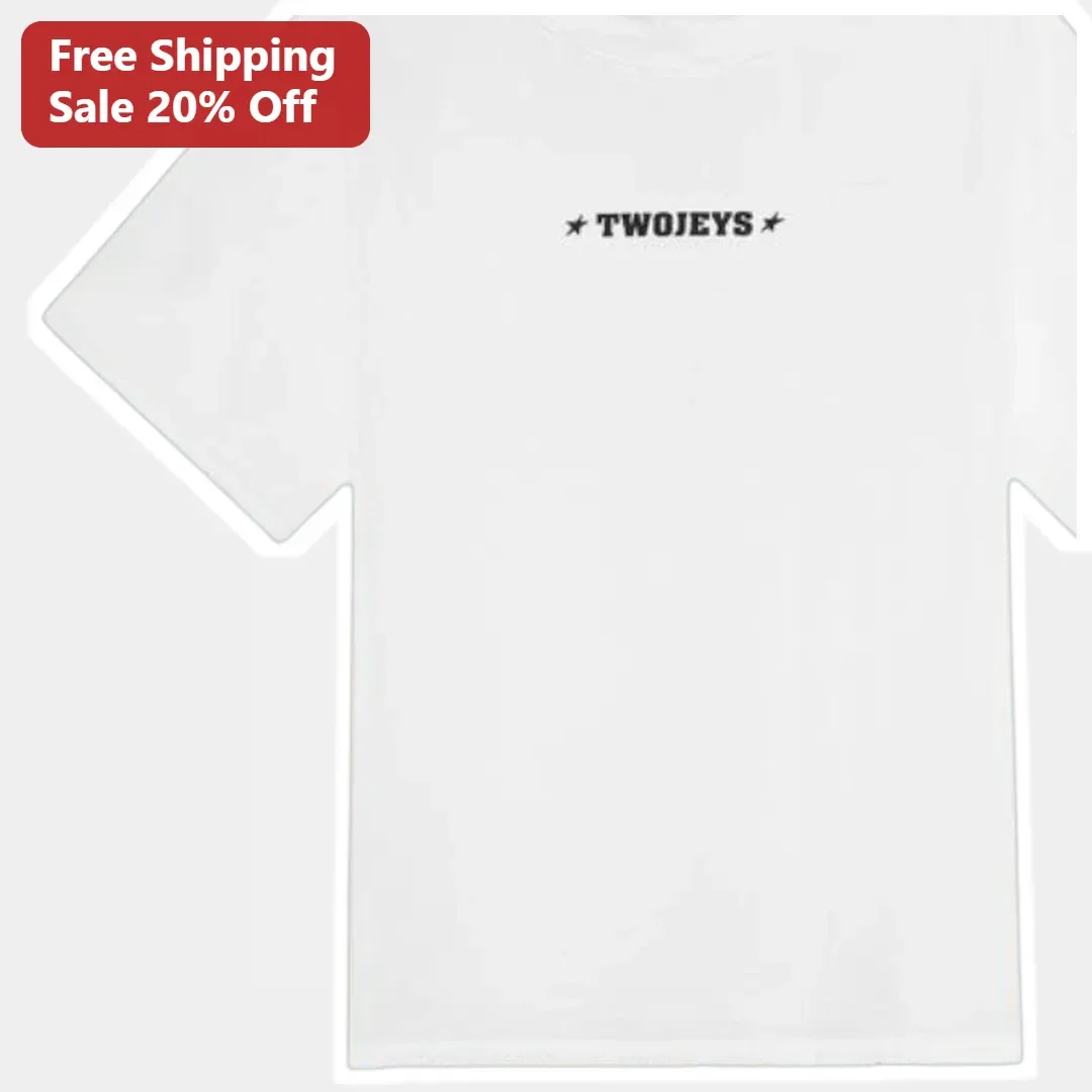 TWOJEYS Tee Minimalist Star Logo Graphic T-Shirt for Women Men