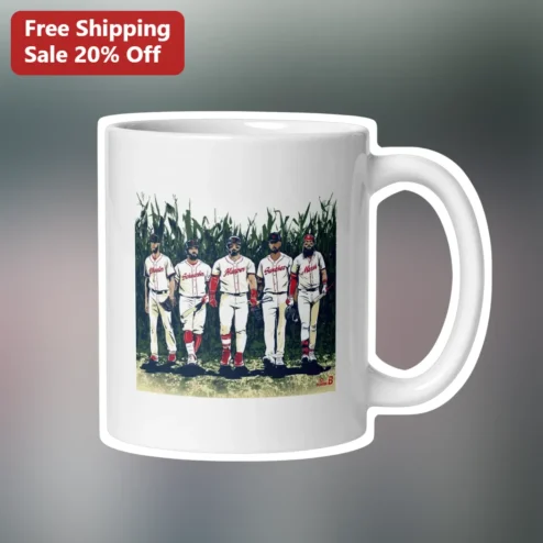 Tylor Megill Max Scherzer Bryce Harper Juan Soto Bryson Stott American Gothic Parody Baseball Mug Gift