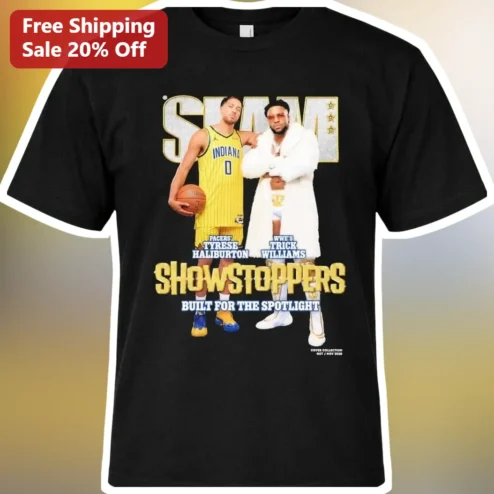 Tyrese Haliburton Trick Williams Slam Showstoppers Built For The Spotlight Tee