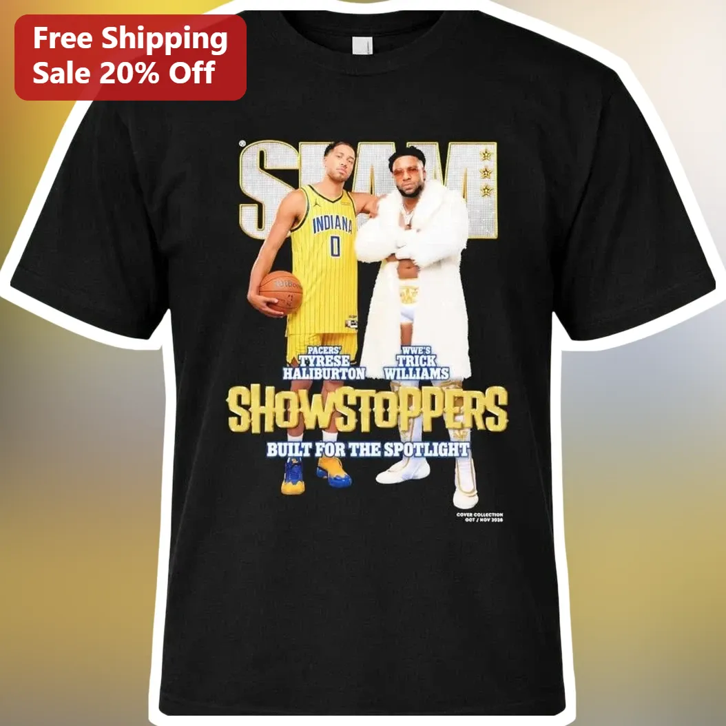 Tyrese Haliburton Trick Williams Slam Showstoppers Built For The Spotlight Tee
