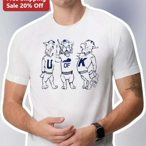 UK Vintage Wildcat College Mascot Graphic Tee