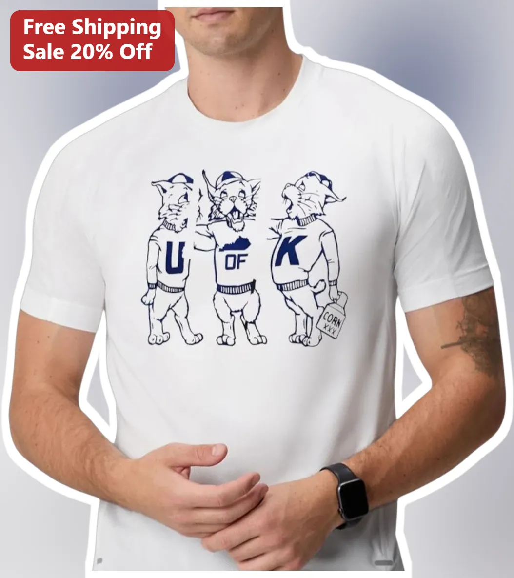 UK Vintage Wildcat College Mascot Graphic Tee