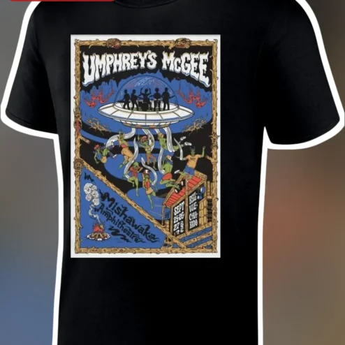 Umphrey's McGee Psychedelic UFO Graphic Tee Jam Band Merch